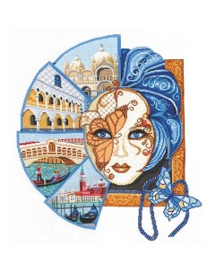 Набор для вышивания Венецианская маска Сделай своими руками