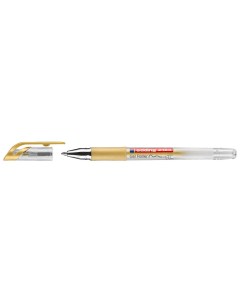Ручка гелевая 2185 роликовый наконечник 0 7 мм Металлик золотой Edding