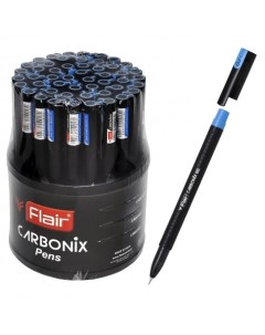 Ручка гелевая Carbonix II синяя 0 5 мм 1 шт Flair