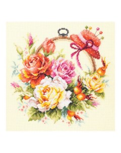 Набор для вышивания Розы для мастерицы Чудесная игла