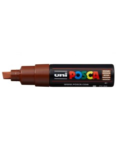 Маркер Uni POSCA PC 8K 8мм скошенный коричневый brown 21 Uni mitsubishi pencil