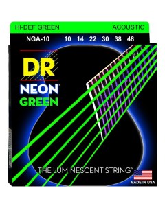 Струны для акустической гитары NGA 10 Dr string