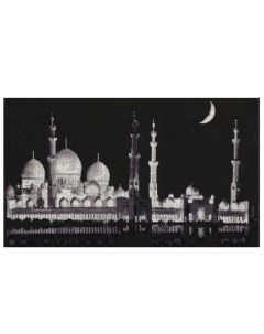Набор для вышивания крестиком ВС 004 Мечеть шейха Заида 27 4 51 3 см Золотое руно