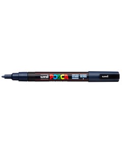 Маркер Uni POSCA PC 3M 0 9 1 3мм овальный темно синий navy blue 9 Uni mitsubishi pencil