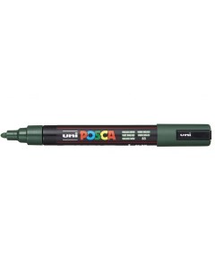 Маркер Uni POSCA PC 5M 1 8 2 5мм овальный английский зеленый english green 83 Uni mitsubishi pencil