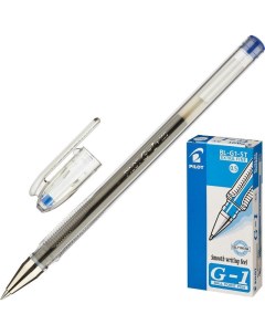Ручка гелевая G 1 BL G1 5T синяя 0 5 мм 1 шт Pilot