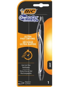 Ручка гелевая Gel Ocity Quick Dry 964764 черная 0 7 мм 1 шт Bic