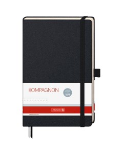 Записная книжка Kompagnon Black Classic A5 Brunnen