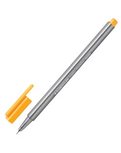 Ручка капиллярная 0 3мм трехгранная неоновая оранжевая 334 401 Staedtler