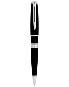 Шариковая ручка Charleston Ebony Black CT M S0701060 Waterman