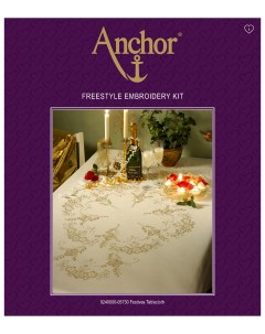 Набор для вышивания скатерти 9240000 05730 Classic Tablecloth 140x240см Anchor