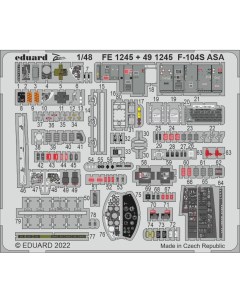 491245 1 48 Фототравление для F 104S ASA Эдуард