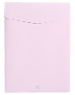 Папка конверт на липучке вертикальная A4 Morandi розовая Comix