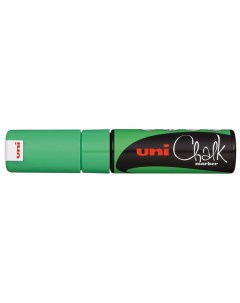 Меловой маркер Uni Chalk PWE 8K 8мм зеленый Uni mitsubishi pencil