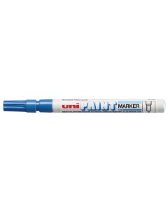 Маркер перманентный Uni Paint PX 21 0 8 1 2мм овальный голубой 1 штука Uni mitsubishi pencil