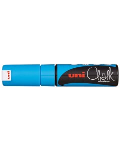 Меловой маркер Uni Chalk PWE 8K 8мм голубой Uni mitsubishi pencil