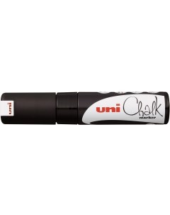 Маркер меловой UNI Chalk 8 мм ЧЕРНЫЙ влагостираемый для гладких поверхн PWE 8K BLACK Greenwich line