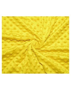 Ткань для шитья плюш минки цвет желтый ширина 180 см отрез 1 м Ткани хлопок трикотаж