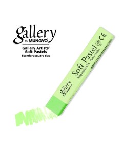 Пастель мягкая квадратная GALLERY Artists Soft 039 Флуоресцентный зеленый Mungyo