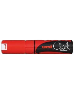 Меловой маркер Uni Chalk PWE 8K 8мм розовый Uni mitsubishi pencil