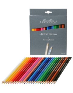 Набор профессиональных цветных карандашей Artist Studio Line 24 цветов Cretacolor