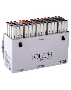 Набор маркеров TWIN BRUSH а В 60 шт Touch