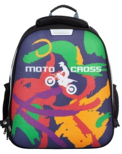 Ранец Basic Moto cross 2 отд эргоном cпинка 1334158 №1 school