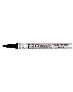 Маркер Pen Touch Calligrapher 1 8 мм серебряный серебристый Sakura