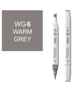Маркер двусторонний Brush WG6 Тёплый серый серый Touch