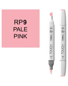 Маркер Brush двухсторонний на спиртовой основе Розовый бледный 009 розовый Touch