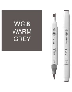 Маркер двусторонний Brush WG8 Тёплый серый серый Touch