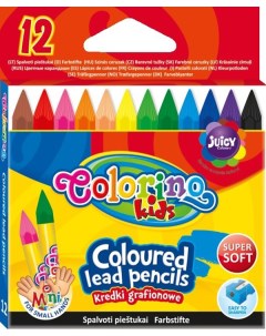 Цветные карандаши мини 12 цветов Colorino