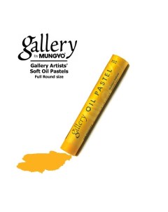 Пастель масляная мягкая круглая GALLERY Artists Soft Oil 204 Желтый золотой Mungyo