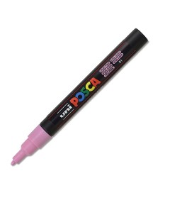 Маркер Uni POSCA PC 3M 0 9 1 3мм овальный светло розовый light pink 51 Uni mitsubishi pencil