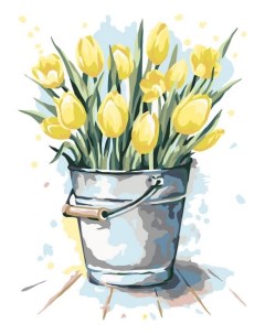 Картина по номерам Весенние тюльпаны PNB PM 052 Freya