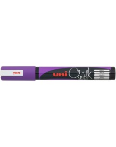Маркер меловой Uni Chalk 5M 1 8 2 5мм овальный фиолетовый упаковка из 12 шт Uni mitsubishi pencil