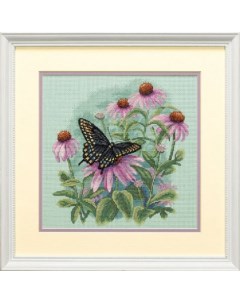Набор для вышивания Бабочка и ромашки 35249 Dimensions