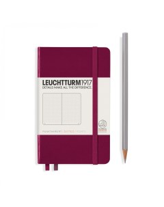 Записная книжка Leuchtturm1917 Pocket Notebook Port Red винный