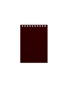 Блокнот формата А6 60 листов бордовый Ultimate Basics на спирали Альт