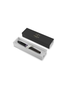 Ручка роллер Im Professionals Amethyst Purple черно фиолетовая подар уп 2172950 Parker