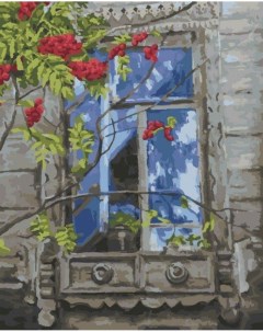 Картина по номерам Рябина под окном Лори