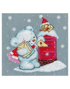 Набор для вышивания мулине Письма Деду Морозу 19х20 см арт 0172 Нитекс