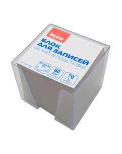 Упаковка блоков для записей Эконом 90x90x90 белый в подставке Buro