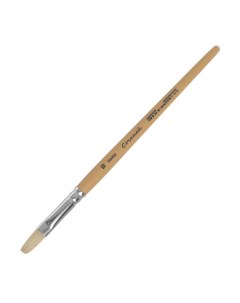 Кисть Щетина плоская Roubloff Сочиняй 10 длина волоса 20 мм короткая ручка матовая Nobrand