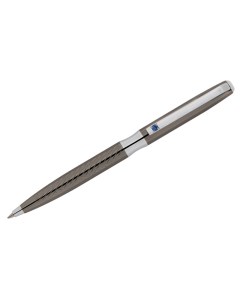 Шариковая ручка CPs_11424 Taglia синяя 1 мм 1шт оружейный металл серебро Delucci