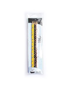 Набор чернографитных карандашей Be Smart Bunny HB с ластиком 3 штуки Besmart