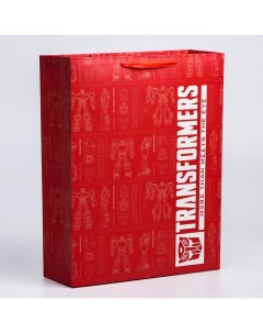 Пакет подарочный вертикальный 31х40х11 см Transformers Hasbro
