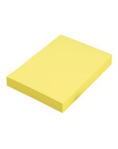 Блок для записей на склейке желтый 51 х 76 мм 100 л Проф-пресс
