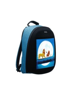 Рюкзак с дисплеем ONE 2 0 BLUE SKY голубой Pixel