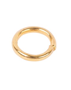 Кольцо для бус под золото 3 мм Zlatka